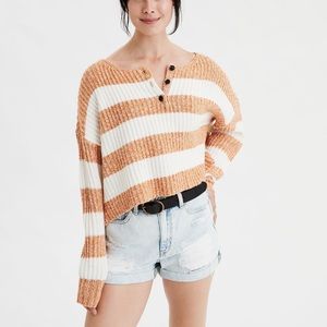 American Eagle striped sweater